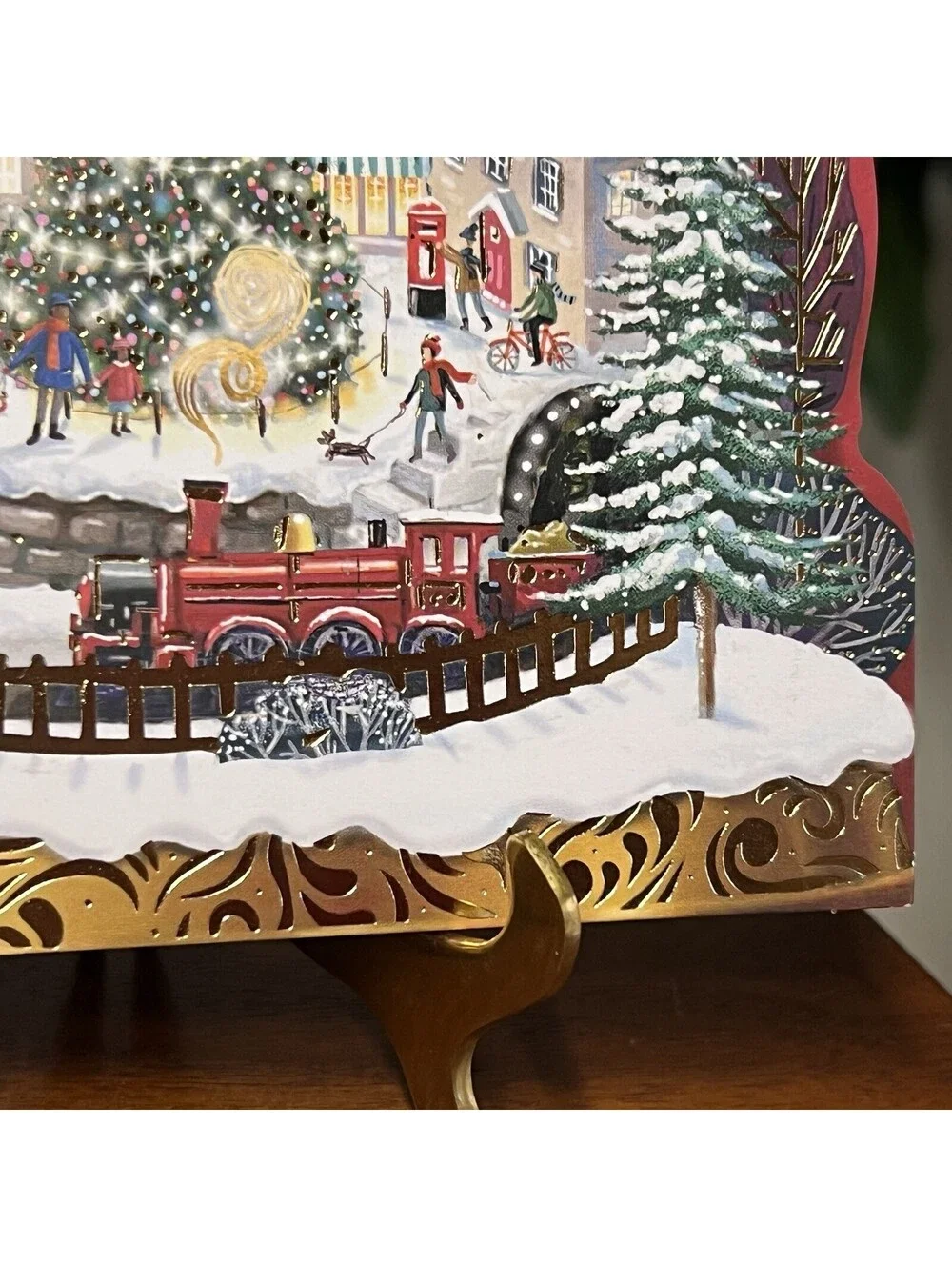 Ling Design Box Luxury Magical Christmas Cards Darren Dearden Gold Foil
